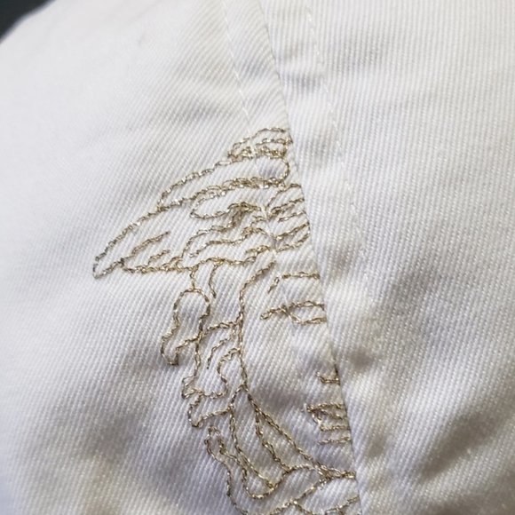 AUTHENTIC WHITE GIANNI VERSACE GOLD EMBROIDERED - Picture 2 of 8